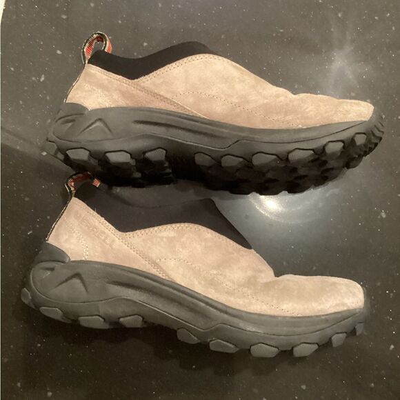 MERRELL WOMENS SIZE 7 TAUPE BROWN WINTER MOC 3 SNOW SHOE WATERPROOF OUTDOOR - Picture 6 of 9